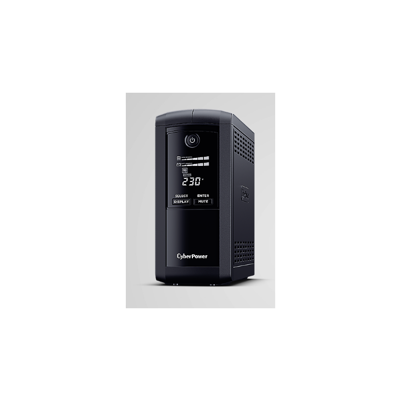 UPS CYBER POWER Line Int. cu manag,LCD,tower,700VA/390W,AVR,6xIEC C13,LCD,1x12V/7Ah,Backup 1- 8 min,incarcare 8h,USB,port RS232,