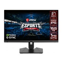 MSI Optix MAG274QRF 27inch IPS WQHD 165Hz 1ms 2xHDMI DP USB2.0, "OPTIX MAG274QRF" (timbru verde 7 lei)