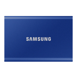 SSD. extern SAMSUNG T7, 2TB, USB 3.2 gen 1, R/W: 1050/1000 MB/s, albastru, "MU-PC2T0H/WW" (timbru verde 0.18 lei)
