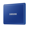 SSD. extern SAMSUNG T7, 2TB, USB 3.2 gen 1, R/W: 1050/1000 MB/s, albastru, "MU-PC2T0H/WW" (timbru verde 0.18 lei)