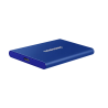 SSD. extern SAMSUNG T7, 2TB, USB 3.2 gen 1, R/W: 1050/1000 MB/s, albastru, "MU-PC2T0H/WW" (timbru verde 0.18 lei)