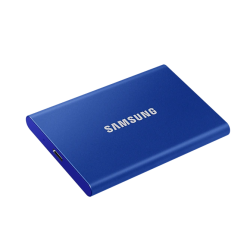 SSD. extern SAMSUNG T7, 2TB, USB 3.2 gen 1, R/W: 1050/1000 MB/s, albastru, "MU-PC2T0H/WW" (timbru verde 0.18 lei)