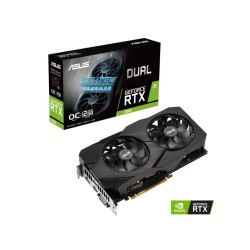 PLACA VIDEO ASUS "GeForce RTX 2060 EVO", 12 GB GDDR6 192 biti, PCI Express 3.0 x 16, HDMI x 2 DisplayPort DVI-D, sistem racire a