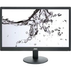MONITOR AOC 19.5", home, office, TN, HD+ (1600 x 900), Wide, 200 cd/mp, 5 ms, VGA, "E2070SWN" (timbru verde 7 lei)