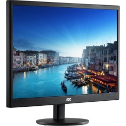 MONITOR AOC 19.5", home, office, TN, HD+ (1600 x 900), Wide, 200 cd/mp, 5 ms, VGA, "E2070SWN" (timbru verde 7 lei)