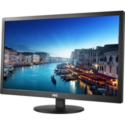MONITOR AOC 19.5", home, office, TN, HD+ (1600 x 900), Wide, 200 cd/mp, 5 ms, VGA, "E2070SWN" (timbru verde 7 lei)
