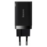 INCARCATOR retea Baseus Super Si Pro, Quick Charge 30W, 1 x USB 5V/3A, 1 x USB Type-C 5V/3A, negru "CCSUPP-E01" (timbru verde 0.