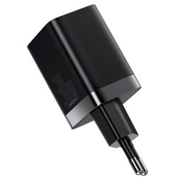INCARCATOR retea Baseus Super Si Pro, Quick Charge 30W, 1 x USB 5V/3A, 1 x USB Type-C 5V/3A, negru "CCSUPP-E01" (timbru verde 0.