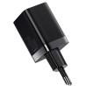 INCARCATOR retea Baseus Super Si Pro, Quick Charge 30W, 1 x USB 5V/3A, 1 x USB Type-C 5V/3A, negru "CCSUPP-E01" (timbru verde 0.