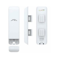 ACCESS Point Ubiquiti wireless exterior 150 Mbps, port 10/100 x 2, antena interna x 1, PoE, 2.4 GHz, "NSM2"  (timbru verde 0.8 l
