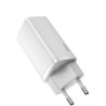INCARCATOR retea Baseus GaN2 Lite, Quick Charge 65W, 1 x USB 5V/3A, 1 x USB Type-C 5V/3A, alb "CCGAN2L-B02" (timbru verde 0.18 l