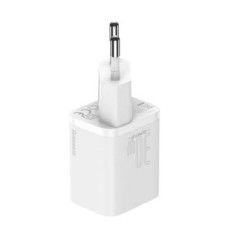 INCARCATOR retea Baseus Super Si, Quick Charge 30W, 1 x USB Type-C 5V/3A, alb "CCSUP-J02" (timbru verde 0.18 lei) - 695315620507