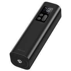 COMPRESOR AUTO Baseus Super Mini, alimentare 12 V bricheta auto, display LED, presiune maxima 3 bar, negru (timbru verde 0.80 le