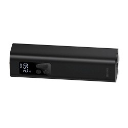 COMPRESOR AUTO Baseus Super Mini, alimentare 12 V bricheta auto, display LED, presiune maxima 3 bar, negru (timbru verde 0.80 le