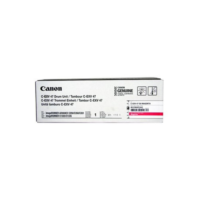 Drum Unit Original Canon Magenta, EXV47M, pentru IR Advance C250I|C350I|C351IF33K, (timbru verde 0.8 lei),NOPP, "CF8522B002AA"