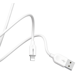 Cablu Date si Incarcare USB la Lightning Blue Power BL2BX14 LinkJet, 2 m, 3A, Alb  "314532" (timbru verde 0.08 lei)