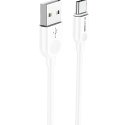 Cablu Date si Incarcare USB la USB Type-C Blue Power BC2BX14 LinkJet, 2 m, 3A, Alb  "314522" (timbru verde 0.08 lei)