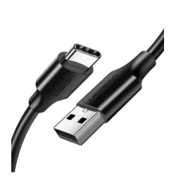 CABLU alimentare si date Ugreen, "US287", Fast Charging Data Cable pt. smartphone, USB la USB Type-C 3A, nickel plating, PVC, 1m