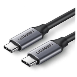 CABLU alimentare si date Ugreen, "US161", Fast Charging pt. smartphone,USB Type-C la USB Type-C 60W/3A, USB 3.1, 5Gbps,nickel pl