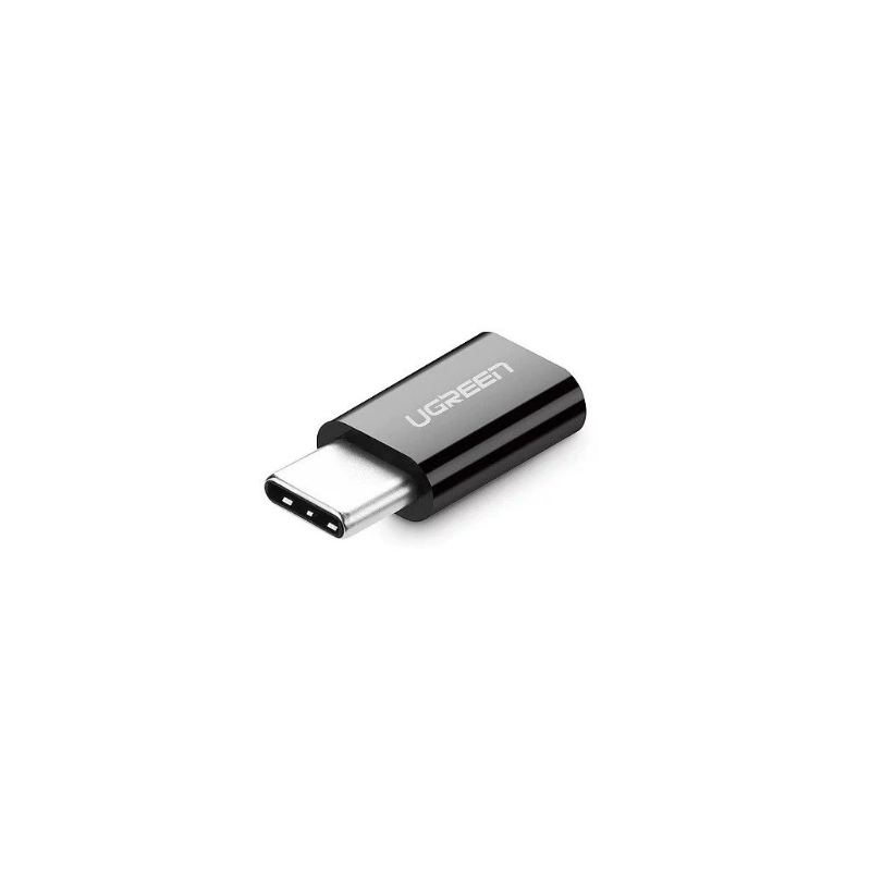 ADAPTOR Ugreen, "US157", USB Type-C(T) to micro USB(M), negru "30391" (timbru verde 0.08 lei) - 6957303833917