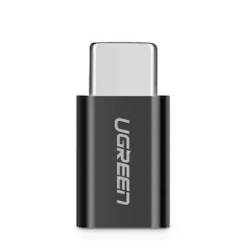 ADAPTOR Ugreen, "US157", USB Type-C(T) to micro USB(M), negru "30391" (timbru verde 0.08 lei) - 6957303833917