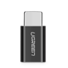 ADAPTOR Ugreen, "US157", USB Type-C(T) to micro USB(M), negru "30391" (timbru verde 0.08 lei) - 6957303833917