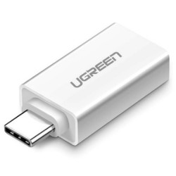 ADAPTOR Ugreen, "US173", USB 3.0(M) la USB Type-C(T), alb "30155" (timbru verde 0.08 lei) - 6957303831555