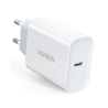 INCARCATOR retea Ugreen, "CD127" Quick Charge 30W, 1 x USB Type-C 5V/3A, alb "70161" (timbru verde 0.18 lei) - 6957303871612