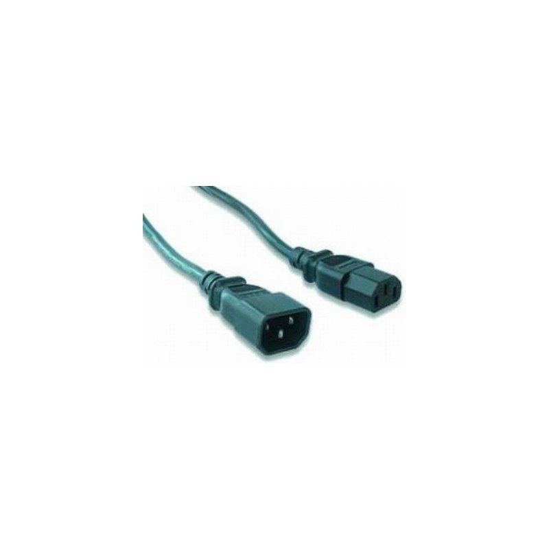 CABLU alimentare GEMBIRD prelungitor, 1.8m, intrare C14, iesire C13, 6A, bulk, black, "PC-189" (timbru verde 0.08 lei)