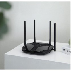 ROUTER MERCUSYS wireless 3000Mbps, 3 porturi LAN Gigabit, 1 port WAN Gigabit, Dual Band AC3000 4 x antena externa, Wi-Fi 6, "MR8
