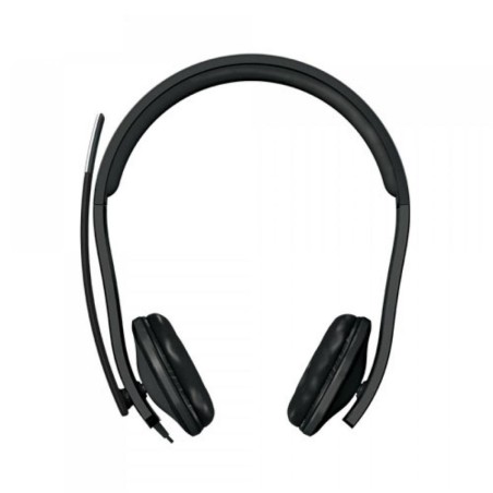 CASTI Microsoft, "LifeChat LX-6000", cu fir, standard, utilizare multimedia, call center, microfon pe brat, conectare prin USB 2
