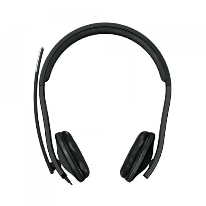CASTI Microsoft, "LifeChat LX-6000", cu fir, standard, utilizare multimedia, call center, microfon pe brat, conectare prin USB 2