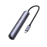 DOCKING Station Ugreen Ultra Slim, "CM418" conectare PC USB Type-C, USB 3.0 x 2|HDMI x 1/4K/30Hz|RJ-45 Gigabit LANx1|USB Type Cx