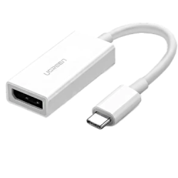CABLU video Ugreen, "MM130" adaptor USB Type-C (T) la DisplayPort (M), 10 cm, rezolutie maxima 4K UHD (3840 x 2160) la 60 Hz, al
