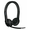 CASTI Microsoft, "LifeChat LX-6000", cu fir, standard, utilizare multimedia, call center, microfon pe brat, conectare prin USB 2