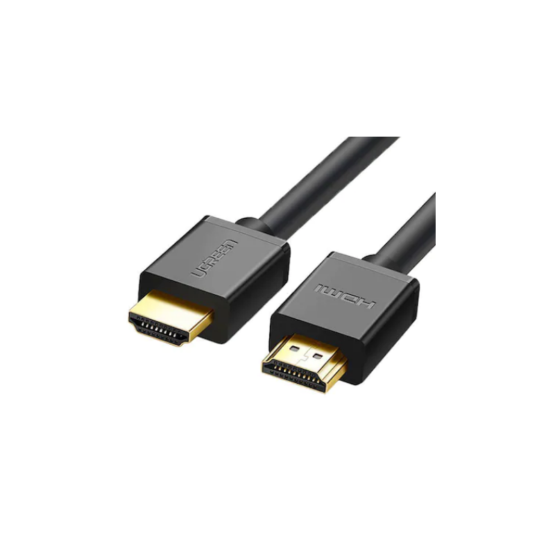 CABLU video Ugreen, "HD104" HDMI (T) la HDMI (T), rezolutie maxima 4K UHD (3840 x 2160) la 60 Hz, conectori auriti, 10m, negru "