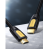 CABLU video Ugreen, "HD101" HDMI (T) la HDMI (T), rezolutie maxima 4K UHD (3840 x 2160) la 60 Hz, round cable, conectori auriti,