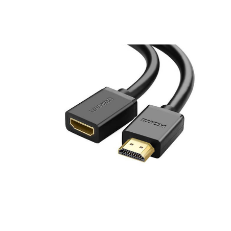 CABLU video Ugreen, "HD107" adaptor HDMI (T) la HDMI (M), rezolutie maxima 4K UHD (3840 x 2160) la 60 Hz, conectori auriti, 2m, 