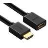 CABLU video Ugreen, "HD107" adaptor HDMI (T) la HDMI (M), rezolutie maxima 4K UHD (3840 x 2160) la 60 Hz, conectori auriti, 2m, 