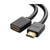CABLU video Ugreen, "HD107" adaptor HDMI (T) la HDMI (M), rezolutie maxima 4K UHD (3840 x 2160) la 60 Hz, conectori auriti, 2m, 