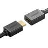 CABLU video Ugreen, "HD107" adaptor HDMI (T) la HDMI (M), rezolutie maxima 4K UHD (3840 x 2160) la 60 Hz, conectori auriti, 2m, 