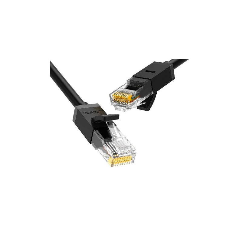 PATCH CORD UTP Ugreen Cat6, "NW102" fire din cupru, viteza maxima 1 Gbps, 20m, negru "20166" (timbru verde 0.18 lei) - 695730382
