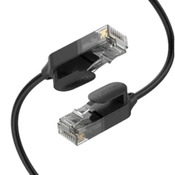 PATCH CORD UTP Ugreen Cat6A, "NW122" fire din cupru, tiny cable, viteza maxima 10 Gbps, 2m, negru "70334" (timbru verde 0.08 lei