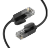 PATCH CORD UTP Ugreen Cat6A, "NW122" fire din cupru, tiny cable, viteza maxima 10 Gbps, 2m, negru "70334" (timbru verde 0.08 lei