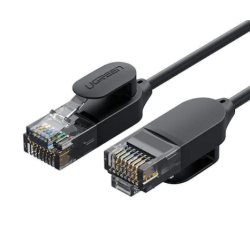 PATCH CORD UTP Ugreen Cat6A, "NW122" fire din cupru, tiny cable, viteza maxima 10 Gbps, 5m, negru "70654" (timbru verde 0.18 lei