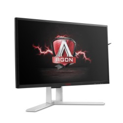 MONITOR AOC 23.8" gaming, TN, WQHD (2560 x 1440), Wide, 350 cd/mp, 1 ms, VGA, DVI, HDMI x 2, DisplayPort, "AG241QX" (timbru verd