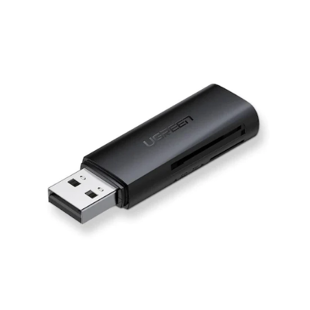 CARD READER extern Ugreen, "CM264" interfata USB 3.0, citeste/scrie: SD, microSD viteza pana la 480Mbps,  suporta carduri maxim 