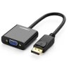 CABLU video Ugreen, "DP109" DP (T) la 1 x VGA (M) 1920x1080 la 60Hz cu sunet, lungime 0.25m, negru "20415" (timbru verde 0.8 lei