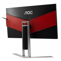 MONITOR AOC 23.8" gaming, TN, WQHD (2560 x 1440), Wide, 350 cd/mp, 1 ms, VGA, DVI, HDMI x 2, DisplayPort, "AG241QX" (timbru verd