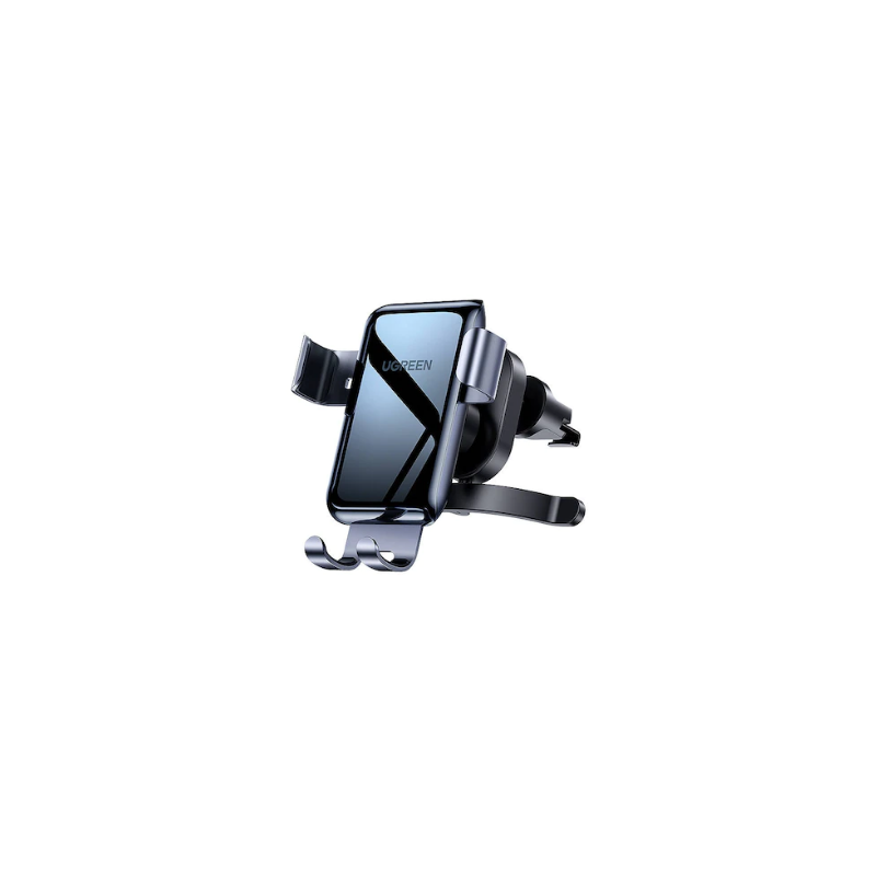 SUPORT AUTO Ugreen pt. SmartPhone, "LP274" fixare grila ventilatie rotunda, negru "30401" - 6957303834013